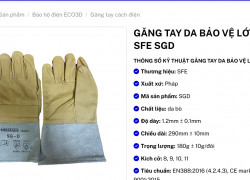 GĂNG TAY DA BẢO VỆ LỚP NGOÀI SFE SGD